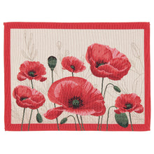 画像をギャラリービューアに読み込む, ゴブラン織り ランチョンマット(ポピー)
