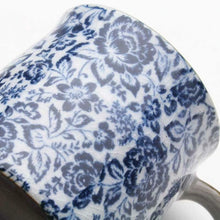 画像をギャラリービューアに読み込む, イングリッシュローズ　マグカップ (青)
