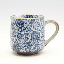 画像をギャラリービューアに読み込む, イングリッシュローズ　マグカップ (青)
