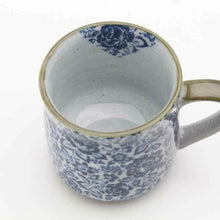 画像をギャラリービューアに読み込む, イングリッシュローズ　マグカップ (青)
