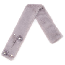 画像をギャラリービューアに読み込む, ローズパールエコファーティペット(グレー)
