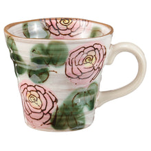 画像をギャラリービューアに読み込む, バラのマグカップ ピンク
