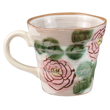 画像をギャラリービューアに読み込む, バラのマグカップ ピンク

