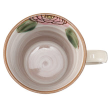 画像をギャラリービューアに読み込む, バラのマグカップ ピンク
