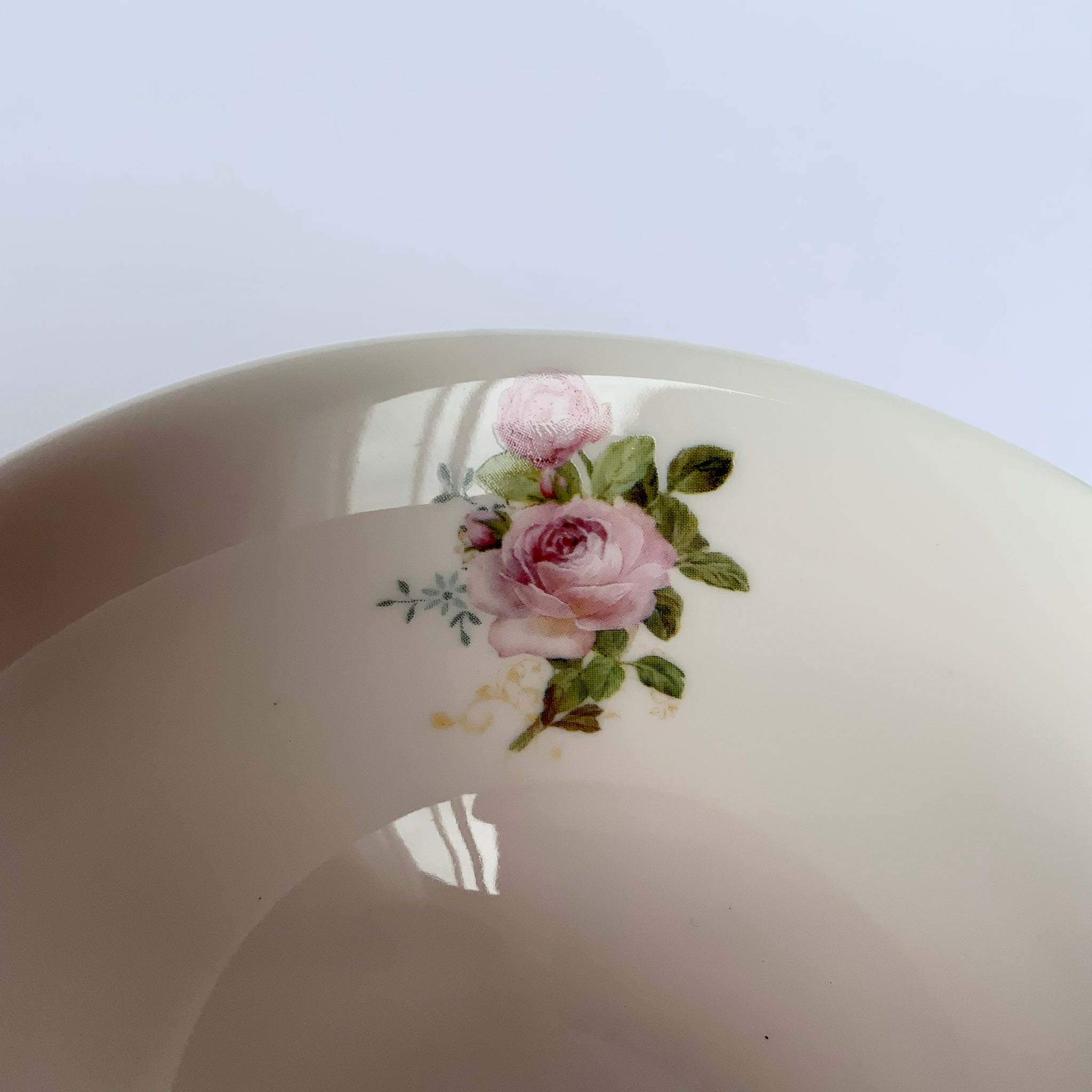 ギフトボックス入りローズ柄お茶碗 (ピンク/蝶) – 【公式】姫路